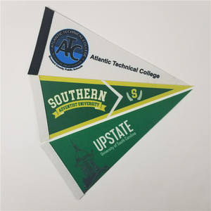 Club drapeau extérieur suspendu feutre articles promotionnels pour grands événements acclamations accessoires drapeaux décoratifs camping en plein air triangle feutre - Product Image 4