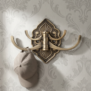 AK Brass Parrot Design Brass Wall <b>Hook</b> Antique Finished <b>Decorative</b> <b>Coat</b> <b>Hook</b> Wall Hanger Clothes <b>Hook</b> Home Interior Decor - Product Image 3