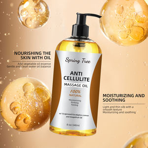 Krim Pijat Murni Pelangsing Tubuh Anti Selulit Pengencang Kulit Ekstrak Tanaman Panas Label Pribadi untuk Wanita - Product Image 2