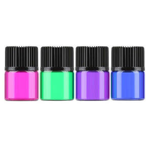 Bon marché Emballage rond vide en verre Mini <span class=keywords><strong>testeur</strong></span> d'échantillon de <span class=keywords><strong>parfum</strong></span> 1ml 2ml 3ml 5ml flacons de bouteilles d'huile essentielle bouchon à vis - Product Image 2