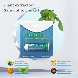 OEM Label pribadi mengurangi dengkuran minyak esensial Herbal 2 in 1 hidung hidung Inhaler 11 tongkat wangi - Product Image 2