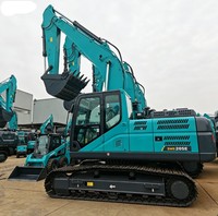 Excavatrice sur chenilles SWE210F, poids total 21,5 tonnes, capacité de la benne 1 mètre cube, pour travaux de terrassement lourds