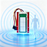 Interrupteur à capteur de mouvement radar 12V 60W pour miroir de salle de bain LED avec contrôle CCT, gradation et anti-buée