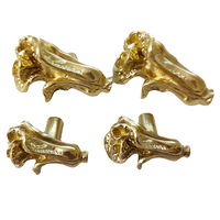 Poignée de meuble en laiton en forme de chou chinois, bouton décoratif pour tiroir, quincaillerie pour armoire, placard et cuisine