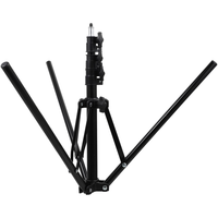 Trépied multifonctionnel de 2 m pour caméra vidéo en direct avec pince de maintien pour téléphone, idéal pour la photographie, la vidéo, l'éclairage et les anneaux lumineux pour smartphones