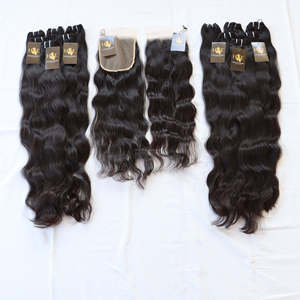 Mèches de cheveux humains vierges, bouclés, Deep Wave 100%, avec Frontal 13x4 13x6 et 4x4 5x5 - Product Image 1
