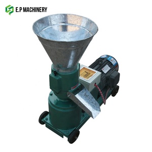 Machine à granulés de bois à commande manuelle E.P Mini Animal Poultry Rabbit Pet Pig Goat Cattle Feed Wood Alfalfa Wax Biomass - Product Image 1