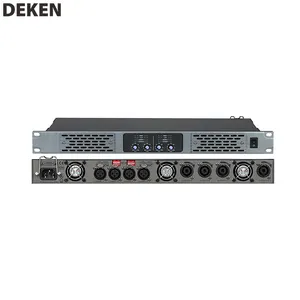 DEKEN DA-4400 Four Channel Class D 1u Stereo 400W*4 Professional Digital Audio Power Amplifier for Stage Karaoke Speakers