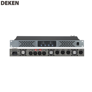 DEKEN DA-4400 quatre canaux classe D 1u stéréo 400W * 4 amplificateur de puissance Audio numérique professionnel pour haut-parleurs de karaoké de scène - Product Image 1