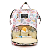 Benutzer definierte niedrige MOQ niedliche wasserdichte Mütter Mutterschaft tasche Baby Windel organisieren Kinderwagen Beutel Tasche Rucksack