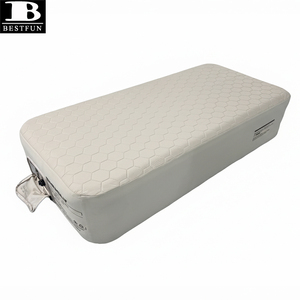 Colchón Inflable Elevado Tamaño Individual con Bomba Integrada, Cubierta Acolchada Oxford 1000D para Camping, Aire Libre y Hogar - Product Image 3