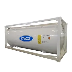 CNCD 20Ft Stainless Steel Industrial Gas Cryogenic Lo2 Lar Ln2 Transport Iso Tanks