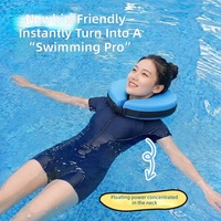 Bouée de natation en PVC non gonflable pour enfants, adolescents et adultes, écologique, durable, sûre, réglable, séchage rapide, portable, aide à la natation en piscine, 6 ans et plus