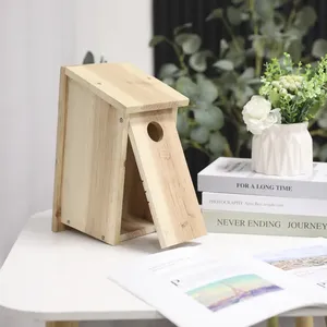 Jaula para <span class=keywords><strong>Pájaros</strong></span> de Plástico y Vidrio Ecológica de Diseño Natural con Soporte Personalizable - Product Image 5
