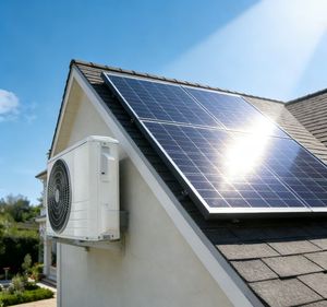 Aire Acondicionado Solar de 18000 BTU, Aire Acondicionado Solar Híbrido con Inversor, Tipo Split de Pared, Panel Solar de Accionamiento Directo para el Hogar - Product Image 3