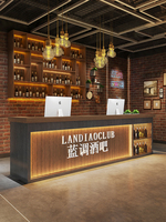 Nouveau design comptoir de bar pour boîte de nuit Restaurant comptoir de caisse salle de billard réception gym comptoir de réception