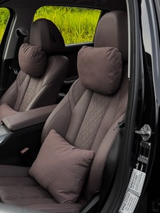 <span class=keywords><strong>Coussin</strong></span> de siège de voiture universel de luxe haut de gamme en cuir de qualité supérieure avec soutien lombaire et <span class=keywords><strong>appui</strong></span>-tête pour la nuque - Product Image 5