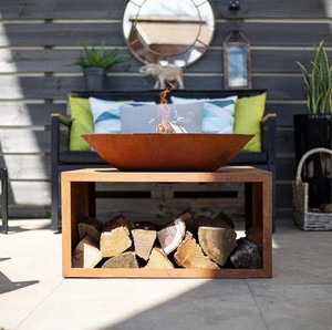 Nouvelles idées de produits : <span class=keywords><strong>Plancha</strong></span> de patio en acier Corten rouillé, robuste et résistante à la chaleur <span class=keywords><strong>pour</strong></span> les fêtes - Product Image 5