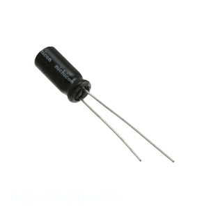 Distributeur agréé UKL1H6R8MDDANATA Condensateur en aluminium 6,8 µF 20% 50V RADIAL TH à montage traversant - Product Image 1
