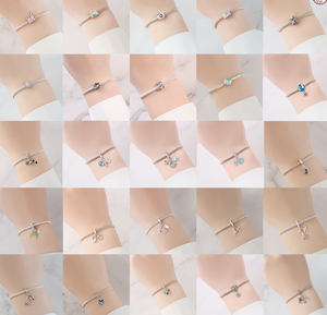 Anpassbare Sterling Silber Reisepass Kofferraum Charms Nette Flugzeug Erde Perlen Zirkon DIY Armband für Schmuck Geschenk - Product Image 4