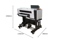 Roll to Roll UV Printer DTF 42cm x 100meter PET a B Film membuat Logo Printer UV Transfer stiker DTF
