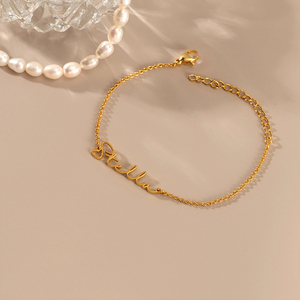 Nuovo Braccialetto con Ciondolo Personalizzato North in Acciaio Inossidabile, Regalo per la Mamma, Ciondolo con Nome Personalizzato, Braccialetti per Coppie da Donna - Product Image 4
