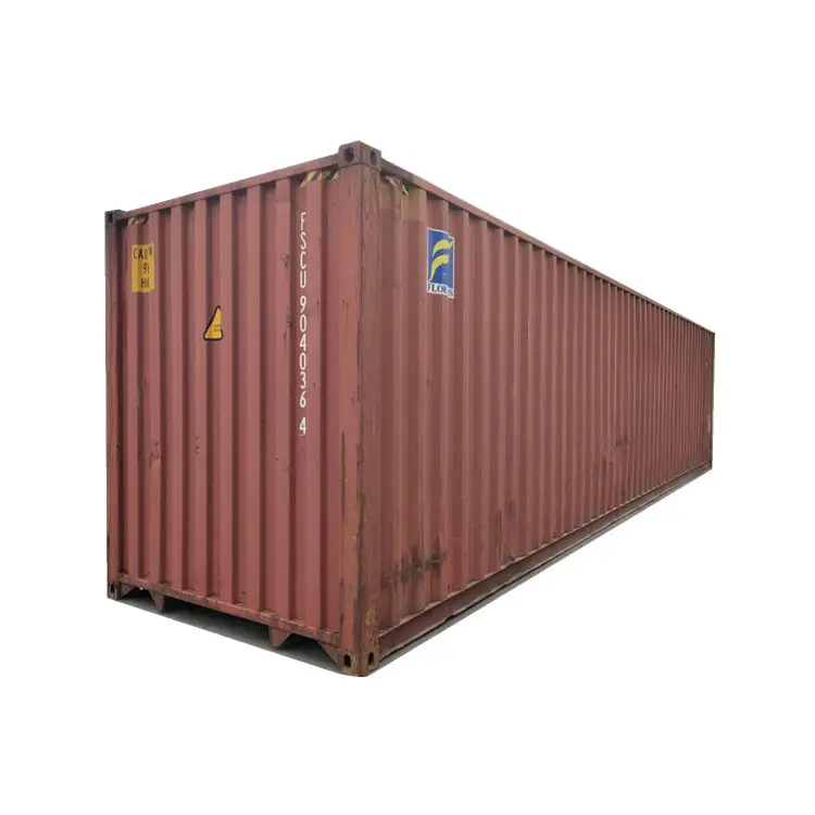 Contenedor usado de cubo alto de 40 pies, contenedor SOC de exportación a la venta, no necesita devolución a la empresa de envío