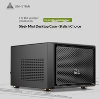 Jinhetian Yujian N1 Full Tower Mini-ITX Computer Case Desktop HTPC Water Cooling Large Power Supply