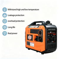 Ultra-Leiser 2200W 4-Takt Leichtgewichtiger Tragbarer Benzin-Inverter-Generator mit Fernstart für Tailgating und Camping
