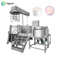 Machine de mélange et d'émulsification à cisaillement élevé en acier inoxydable pour la fabrication industrielle de crèmes et de lotions