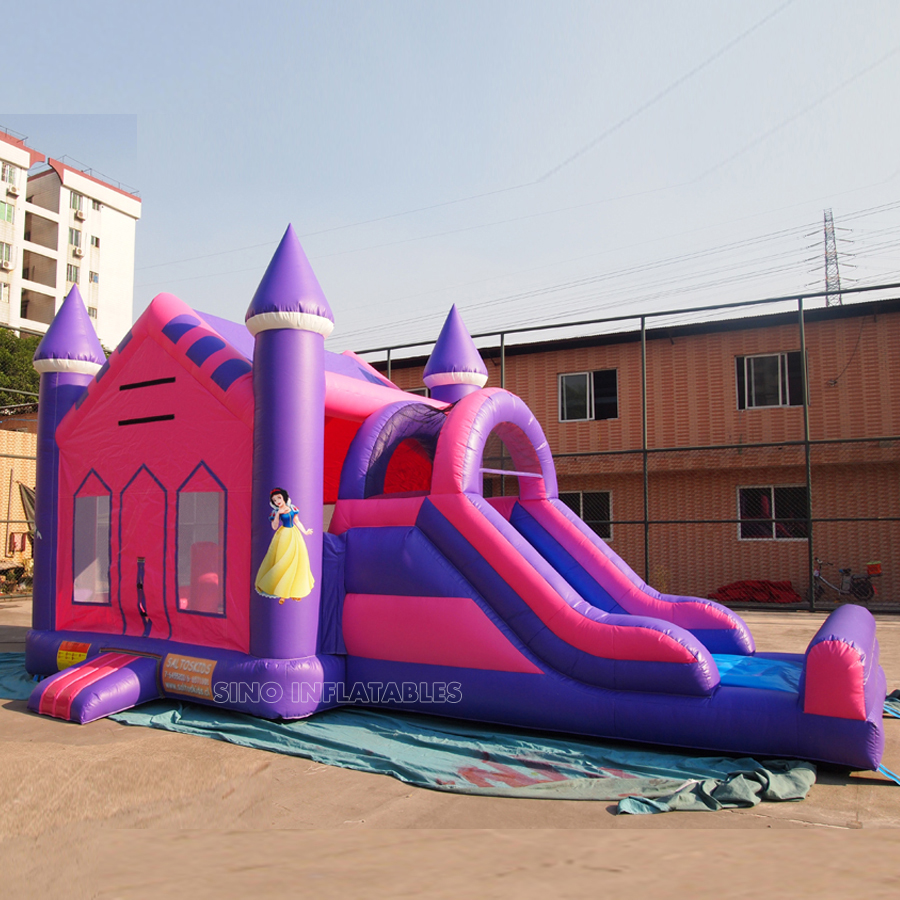 Коммерческий класс 4in1 дети надувные принцесса отказов дом из свинца ПВХ брезент от Гуанчжоу надувные