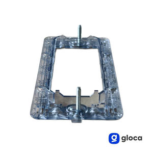 Support mural Gloca, ensemble de 5 supports pour 4 places, pour la série Matix, en plastique, simple face, standard - Product Image 6