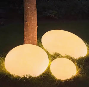 โคมไฟระย้าแอลอีดีสำหรับสวนแบตเตอรี่กลางแจ้งสวนร้านอาหารโคมไฟระย้าแบบห้อย LED โคมไฟลูกบอลลูกโลก - Product Image 2