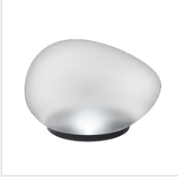 Lampe de table solaire en brique Verre Egg Shape Ground garden deck