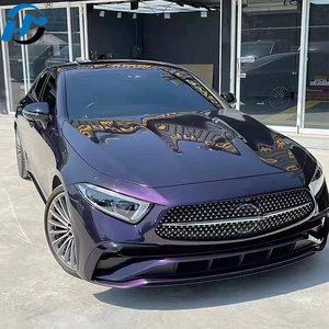 Rouleau de vinyle PET TPU moulé directement en usine brillant métallique <span class=keywords><strong>venise</strong></span> violet vinyle d'emballage de voiture taille complète 1.52x18M/5x60FT - Product Image 2