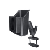 Support de lecteur de codes à barres sans fil VIN Récepteur USB portable avec plusieurs pinces pour le stockage en entrepôt de supermarché
