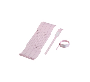 Pulseras de Identificación Desechables para Pacientes Adultos, con Tarjeta de Inserción de Información de Identidad, de PVC y Vinilo, para Hospital - Product Image 1