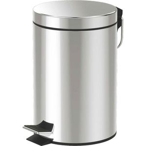 Cestino per Rifiuti da Bagno in Cromo da 20 Litri - Product Image 1