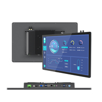 PC industriel robuste IP65, design sans ventilateur, luminosité élevée 1000 Nits, tailles 10,1-15,6 pouces, écran tactile 10 points, préinstallé