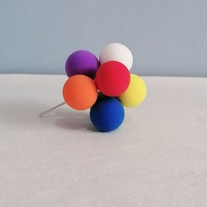 Ballons colorés en argile super légère, ronds, durables, pour décorer les fêtes d'anniversaire des enfants - Product Image 1
