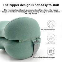 Coussin orthopédique en mousse à mémoire de forme pour le soutien des jambes avec contour d'élévation des membres inférieurs et soutien des genoux pour les personnes âgées et les femmes enceintes, personnalisable