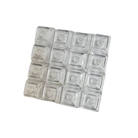 Clear Pc Keycaps Xda Height Transparent Crystal Style Cross Hole For Mechanical Keyboard Keychain Pendant Stress Relief Keycaps