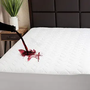 OEM Premium Breathable Soft Hypoallergenic Cotton Shell Quilted Fitted cheap waterproof mattress protector