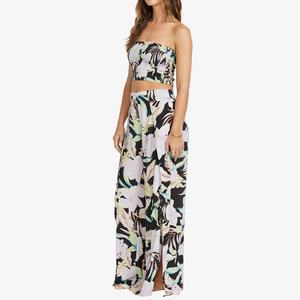 ชุดเซ็ตสองชิ้น เสื้อทรงบอดี้สูทพิมพ์ลายฮาวายฤดูร้อน กางเกงขายาวทรงหลวมผ้าเรยอนสั่งทำพิเศษ แบรนด์หรู - Product Image 3