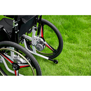 Silla de ruedas eléctrica plegable de largo alcance, ligera, con bolsa de almacenamiento - Product Image 5