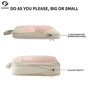 Lưới Nén Du Lịch Lưu Trữ Túi Tùy Chỉnh Dây Kéo Đóng Cửa Nylon Trọng Lượng Nhẹ Vải Thô Du Lịch Đóng Gói <span class=keywords><strong>Cubes</strong></span> Cho Bộ Lưu Trữ - Product Image 4