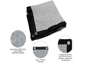 <span class=keywords><strong>Malla</strong></span> de <span class=keywords><strong>Sombra</strong></span> de Aluminio Personalizada del Fabricante, <span class=keywords><strong>Malla</strong></span> de <span class=keywords><strong>Sombra</strong></span> Plateada Resistente a la <span class=keywords><strong>Lluvia</strong></span>, <span class=keywords><strong>Malla</strong></span> de <span class=keywords><strong>Sombra</strong></span> de Aluminio con Alta Tasa de Sombreado - Product Image 5