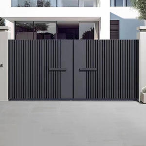Puerta de Patio de Aluminio de Estilo Chino Moderno, Duradera, Fácil de Montar, 8 Pies de Altura, para Uso en Exteriores, Villas y Entradas Familiares - Product Image 3