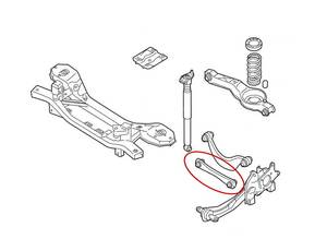 Ricambi auto braccio di controllo della punta posteriore regolabile per <span class=keywords><strong>Ford</strong></span> Focus <span class=keywords><strong>1998</strong></span> + MK1/MK2/MK3 C170/C307/C346 YZ278 - Product Image 2