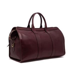 Sac de voyage unisexe en cuir classique léger avec logo personnalisé, poignée durable et doublure en polyester imperméable – Vente en gros - Product Image 5